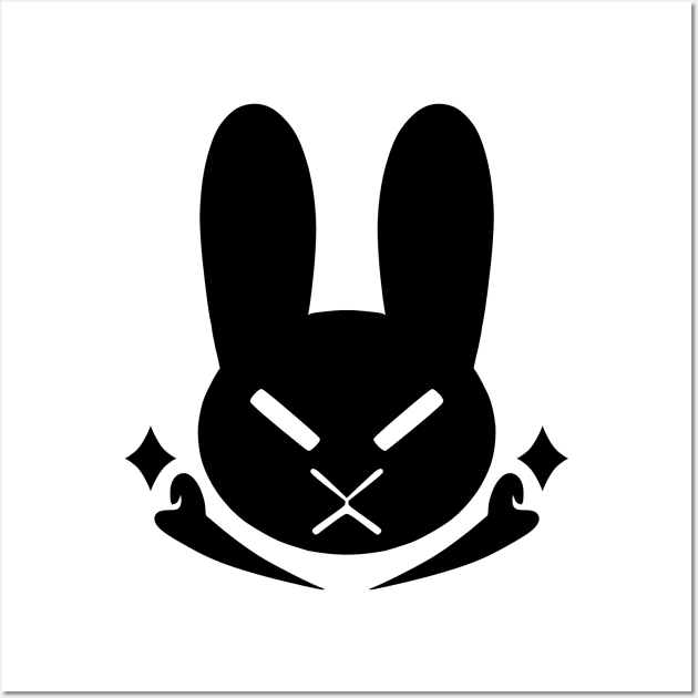 Bunny Rabbit Pirate Wall Art by TheSamDS